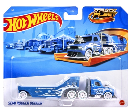 Imagine HOT WHEELS TRACK FLEET CAMION FLOTA SEMI RODGER DODGER SCARA 1 LA 64