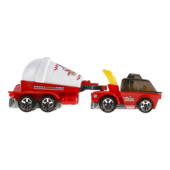 Imagine HOT WHEELS TRACK FLEET MASINA FLOTA HOT MEALS SCARA 1 LA 64