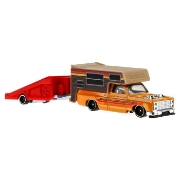 Imagine HOT WHEELS TRACK FLEET MASINA FLOTA CHEVY SILVERADO DRIFTCATION SCARA 1 LA 64