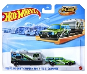 Imagine HOT WHEELS TRACK FLEET MASINA FLOTA VOLVO 24O DRIFT CAMPER SCARA 1 LA 64