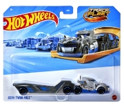 Imagine HOT WHEELS TRACK FLEET CAMION FLOTA SEMI TWIN MILL SCARA 1 LA 64