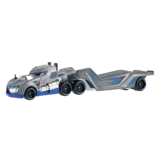 Imagine HOT WHEELS TRACK FLEET CAMION FLOTA SEMI TWIN MILL SCARA 1 LA 64