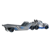 Imagine HOT WHEELS TRACK FLEET CAMION FLOTA SEMI TWIN MILL SCARA 1 LA 64