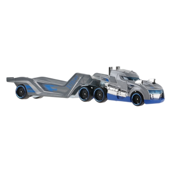 Imagine HOT WHEELS TRACK FLEET CAMION FLOTA SEMI TWIN MILL SCARA 1 LA 64