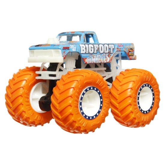 Imagine HOT WHEELS MONSTER TRUCK GLOW IN THE DARK MASINUTA BIGFOOT SCARA 1 LA 64