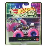 Imagine HOT WHEELS MONSTER TRUCK GLOW IN THE DARK MASINUTA RODGER DODGER SCARA 1 LA 64