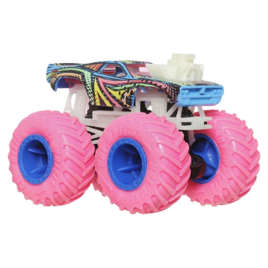 Imagine HOT WHEELS MONSTER TRUCK GLOW IN THE DARK MASINUTA RODGER DODGER SCARA 1 LA 64