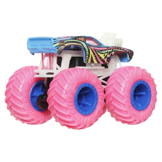 Imagine HOT WHEELS MONSTER TRUCK GLOW IN THE DARK MASINUTA RODGER DODGER SCARA 1 LA 64