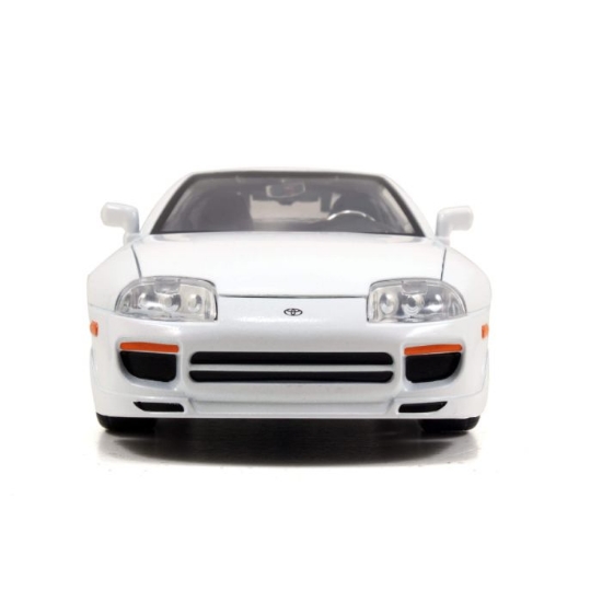 Imagine JADA FAST AND FURIOUS MASINUTA METALICA BRIANS TOYOTA SUPRA ALB SCARA 1 LA 24