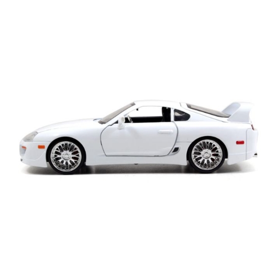 Imagine JADA FAST AND FURIOUS MASINUTA METALICA BRIANS TOYOTA SUPRA ALB SCARA 1 LA 24