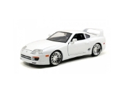 Imagine JADA FAST AND FURIOUS MASINUTA METALICA BRIANS TOYOTA SUPRA ALB SCARA 1 LA 24