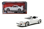 Imagine JADA FAST AND FURIOUS MASINUTA METALICA BRIANS TOYOTA SUPRA ALB SCARA 1 LA 24