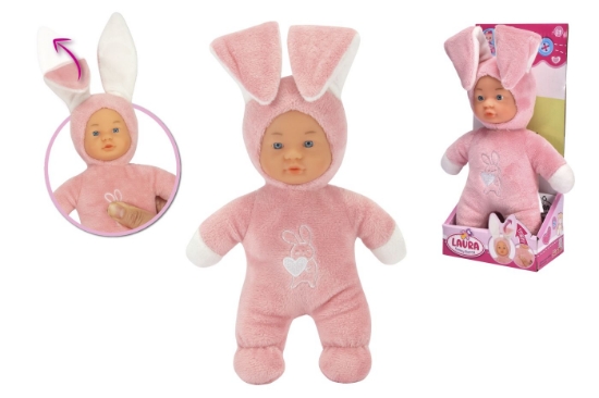 Imagine LAURA PAPUSA IEPURAS AMUZANT 24CM