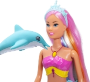 Imagine STEFFI LOVE SET PAPUSA STEFFI SIRENA CU COADA CURCUBEU SI DELFIN 