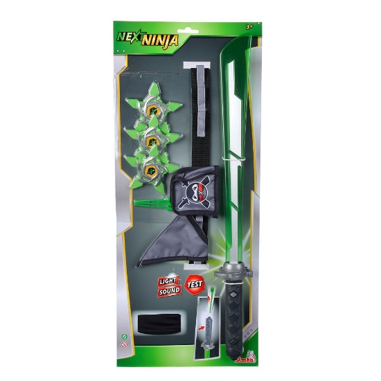 Imagine NEXT NINJA SET SABIE SI STELUTE NINJA CU LUMINI SI SUNETE 