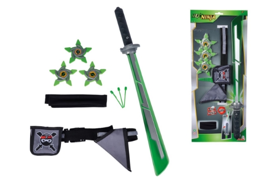 Imagine NEXT NINJA SET SABIE SI STELUTE NINJA CU LUMINI SI SUNETE 