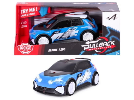 Imagine DICKIE TOYS PULL BACK MOTORSPORTS MASINA ALPINE A 290 28CM