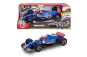 Imagine DICKIE TOYS FORMULA RACER MASINA TEAM SPEED CU LUMINI SI SUNETE SCARA 1 LA 24