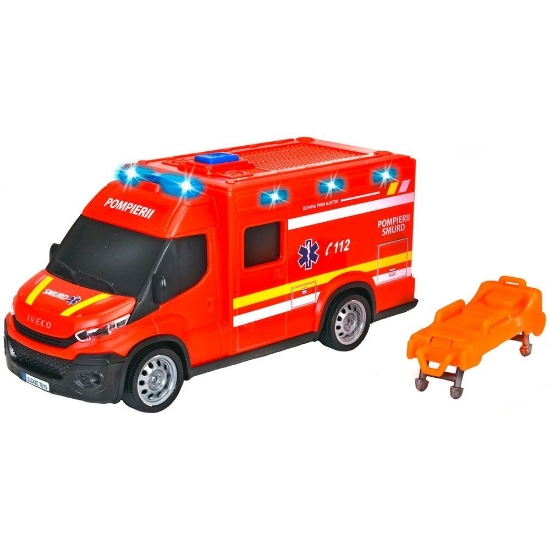 Imagine DICKIE TOYS AMBULANTA IVECO SCARA 1 LA 32 