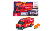 Imagine DICKIE TOYS AMBULANTA IVECO SCARA 1 LA 32 