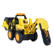 Imagine PATRULA CATELUSILOR RUBBLE SI ECHIPA VEHICUL BULDOZER CU MOTOR DUBLU
