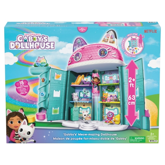 Imagine GABBYS DOLLHOUSE CASA DE PAPUSI A LUI GABBY CU FIGURINE SI ACCESORII