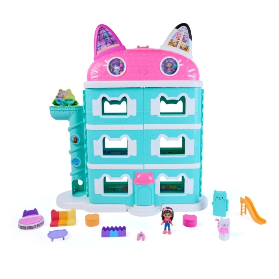 Imagine GABBYS DOLLHOUSE CASA DE PAPUSI A LUI GABBY CU FIGURINE SI ACCESORII