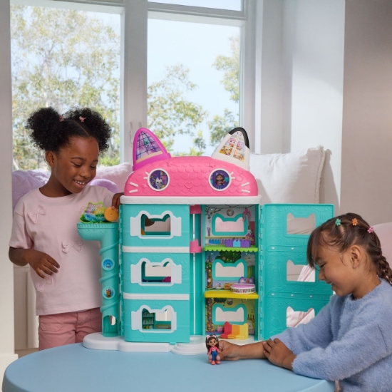 Imagine GABBYS DOLLHOUSE CASA DE PAPUSI A LUI GABBY CU FIGURINE SI ACCESORII