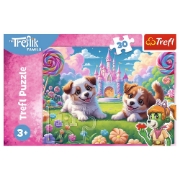 Imagine PUZZLE TREFL 30 FAMILIA TREFLIK O LUME PLINA DE ZAMBETE