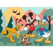 Imagine PUZZLE TREFL 30 PREMIUM PLUS KIDS MICKEY SI PRIETENII MOMENTE DE BASM PLUS POSTER 
