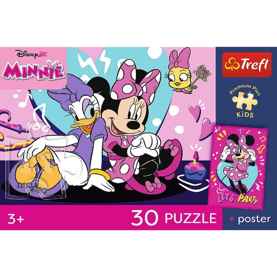 Imagine PUZZLE TREFL 30 PREMIUM PLUS KIDS MINNIE VESELA PLUS POSTER 