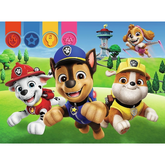 Imagine PUZZLE TREFL 30 PREMIUM PLUS KIDS PATRULA CATELUSILOR CATEI PE DRUM PLUS POSTER 