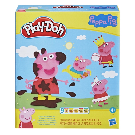 Imagine PLAY-DOH SET PEPPA PIG PLASTILINA CU ACCESORII