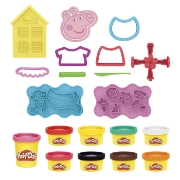 Imagine PLAY-DOH SET PEPPA PIG PLASTILINA CU ACCESORII
