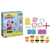 Imagine PLAY-DOH SET PEPPA PIG PLASTILINA CU ACCESORII