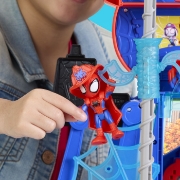 Imagine SPIDEY SI PRIETENII LUI UIMITORI MARVEL RESCUE WEBS SET DE JOACA WEBQUARTERS CU LUMINI SI SUNETE 