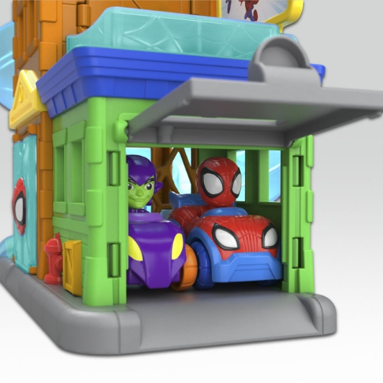 Imagine SPIDEY SI PRIETENII LUI UIMITORI MARVEL SUPER ROLLERS SET DE JOACA  WEBCITY 