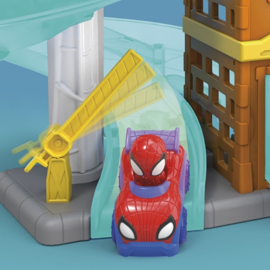 Imagine SPIDEY SI PRIETENII LUI UIMITORI MARVEL SUPER ROLLERS SET DE JOACA  WEBCITY 
