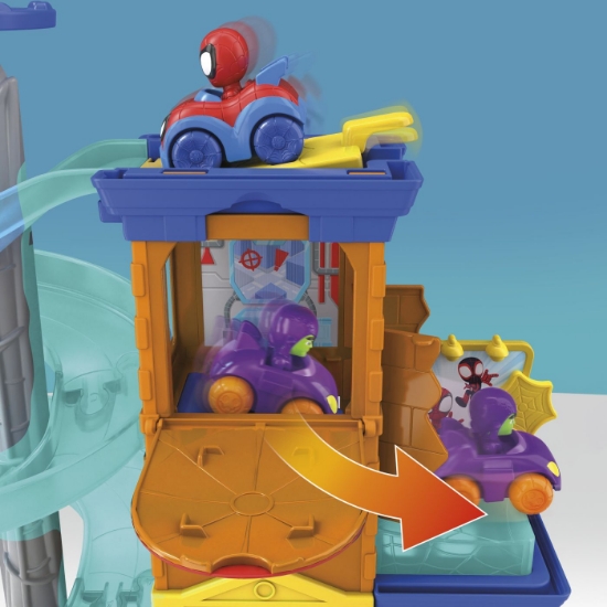 Imagine SPIDEY SI PRIETENII LUI UIMITORI MARVEL SUPER ROLLERS SET DE JOACA  WEBCITY 