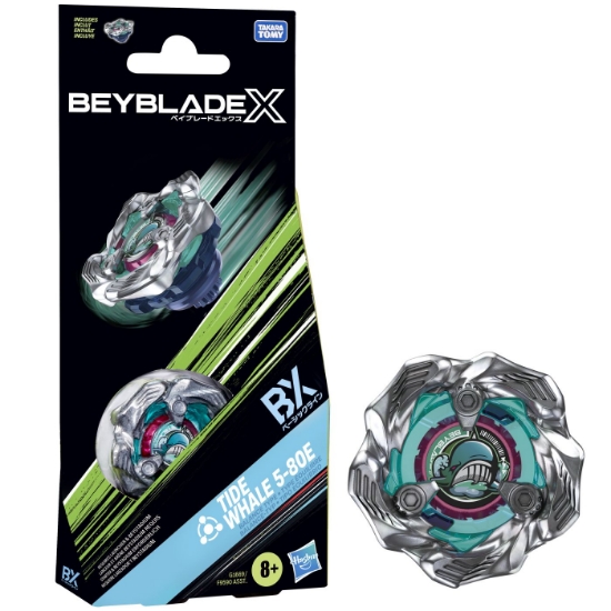 Imagine BEYBLADE X LET IT RIP SPIRALA TIDE WHALE 5-80E