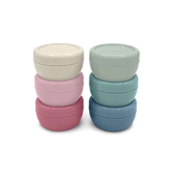 Imagine SET 6 BUC CUTII PENTRU CONDIMENTE, MELII, IVORY, SAGE, SLATE, BERRY, BLUSH, CACTUS FERN