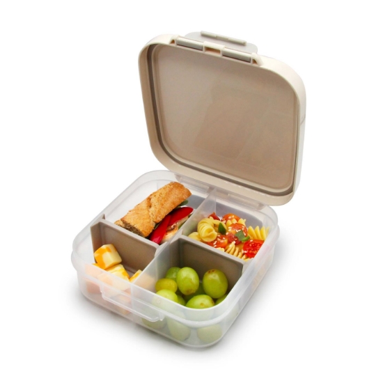 Imagine CUTIE LUNCH MINI BENTO, MELII, WARM GREY/IVORY