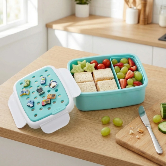 Imagine CUTIE LUNCH BENTO CHARM, MELII, BLUE