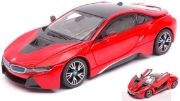 Imagine MASINUTA METALICA BMW I8 ROSU SCARA 1 LA 24