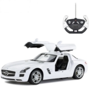 Imagine MASINA CU TELECOMANDA MERCEDES-BENZ SLS ALB SCARA 1 LA 14
