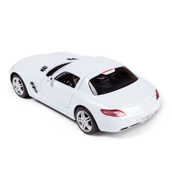 Imagine MASINA CU TELECOMANDA MERCEDES-BENZ SLS ALB SCARA 1 LA 14