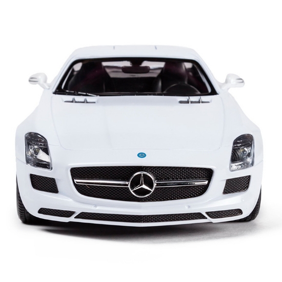 Imagine MASINA CU TELECOMANDA MERCEDES-BENZ SLS ALB SCARA 1 LA 14
