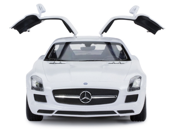 Imagine MASINA CU TELECOMANDA MERCEDES-BENZ SLS ALB SCARA 1 LA 14