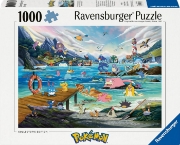 Imagine PUZZLE POKEMON VAPOREON SI MAREA CALDA 1000