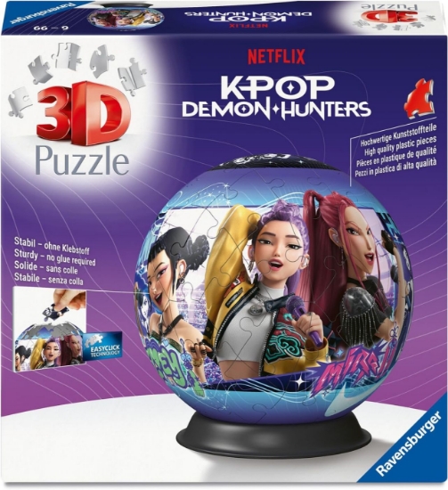 Imagine PUZZLE 3D GLOB K POP VANATORI DE DEMONI 